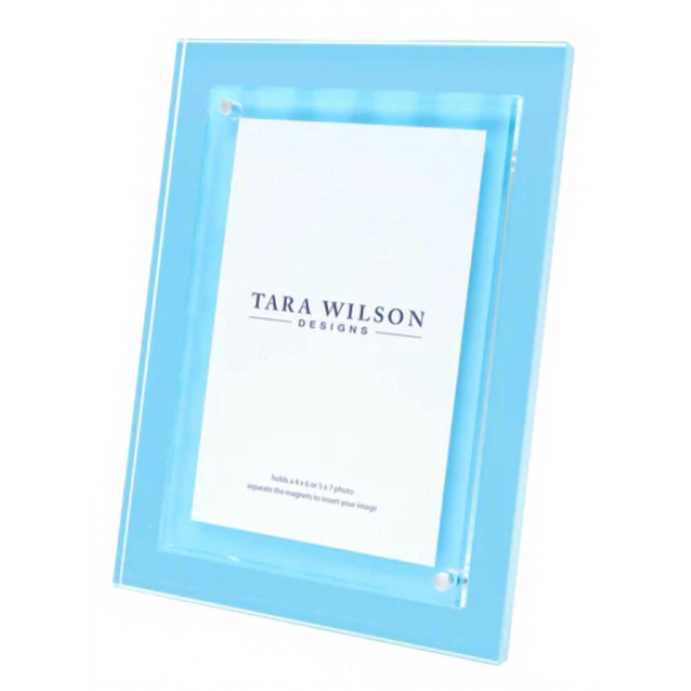NEW TARA WILSON DESIGNS acrylic colored frames in pastel blue